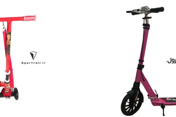 نوعی اسکیت با دو چرخ و یک دسته!