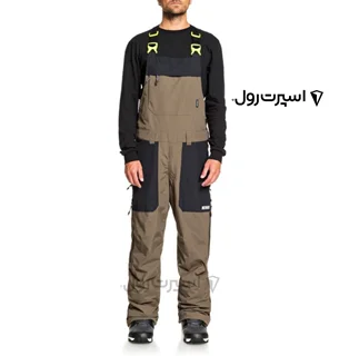 شلوار اسکی و اسنوبرد دی سی DC BRIGADE ADYTP03000 SNOW BIB PANT TARMAC