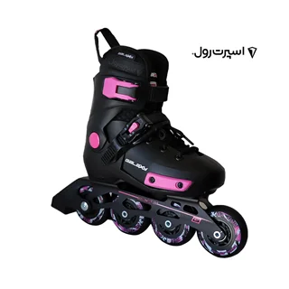 اسکیت گالكسي INFINITY به همراه لوازم ايمني اصلي| مشکی-بنفش