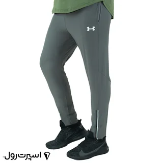 شلوار ورزشی مردانه آندر آرمور دمپا زيپ|طوسي