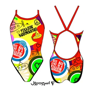 مايو شنا زنانه توربو مدل TURBO SWIMSUIT 'REVOLUTION YELLOW SUBMARINE
